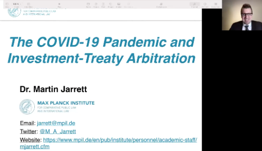 The Covid-19 Pandemic and Investment-Treaty Arbitration
