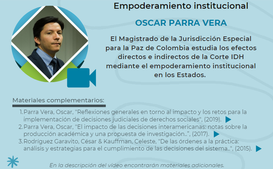 Oscar Parra Vera - Empoderamiento institucional