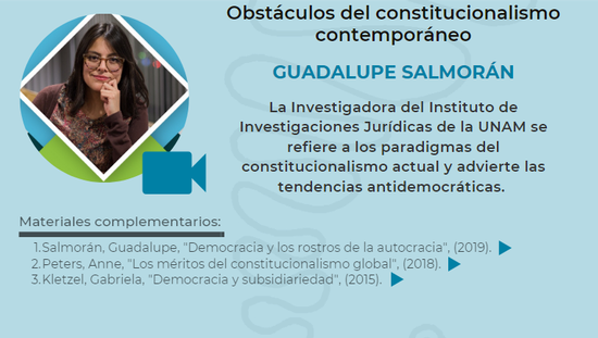 Guadalupe Salmorán - Obstáculos del constitucionalismo contemporáneo