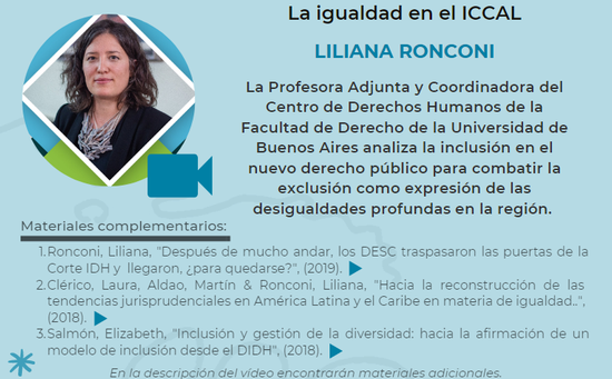 Liliana Ronconi - Inclusión como concepto del ICCAL
